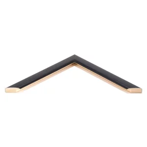 Holz-Bilderrahmen Embankment nach Maß Schwarz | Normalglas (2 mm)