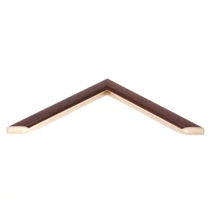 Holz-Bilderrahmen Embankment nach Maß Wenge | Normalglas (2 mm)