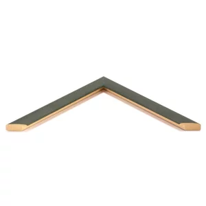 Holz-Bilderrahmen Binfield nach Maß Grün | Normalglas (2 mm)