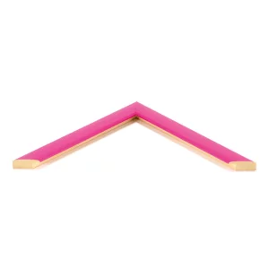 Holz-Bilderrahmen Alexandra 24x30 cm | Pink | Normalglas (2 mm)