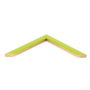 Holz-Bilderrahmen Alexandra nach Maß Grün | Normalglas (2 mm)
