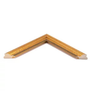 Barock-Bilderrahmen Goldhawk Road nach Maß Gold | Normalglas (2 mm)