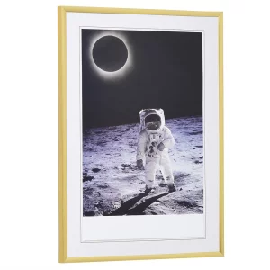 Kunststoff-Bilderrahmen Profil 1200 30x40 cm | gold | Normalglas (2 mm)