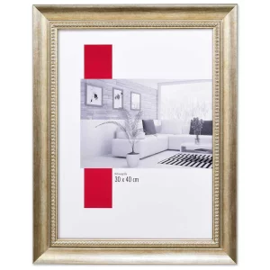 Barock-Bilderrahmen Profil 28 50x70 cm | Gold | Normalglas (2 mm)