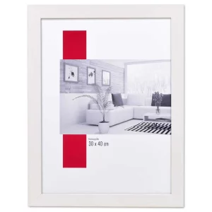Holz-Bilderrahmen Profil 55 50x50 cm | weiß | Leerrahmen (ohne Glas und Rückwand)