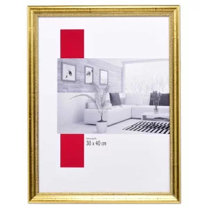 Barock-Bilderrahmen Profil 85 40x50 cm | gold | Normalglas (2 mm)