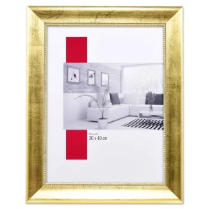 Barockrahmen Profil 95 breit 60x80 cm | gold | Normalglas (2 mm)
