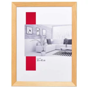 Holz-Bilderrahmen Profil TOP N 60x60 cm | birke | Normalglas (2 mm)