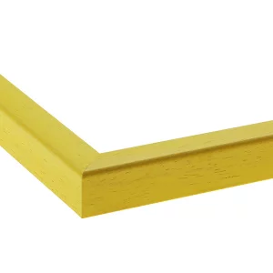 Holz-Bilderrahmen Macmac nach Maß Gelb | Normalglas (2 mm)