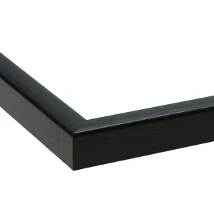 Holz-Bilderrahmen Macmac nach Maß Schwarz | Normalglas (2 mm)