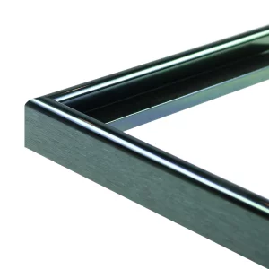 Alu-Bilderrahmen Arun nach Maß Grün | Normalglas (2 mm)