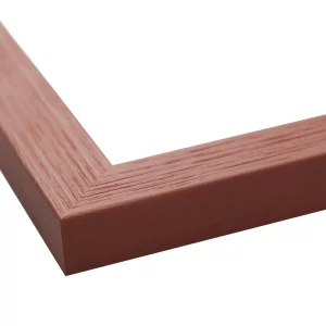 Holz-Bilderrahmen Boti nach Maß Braun | Normalglas (2 mm)