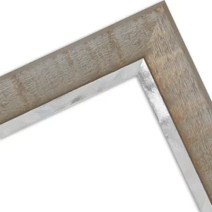 Holz-Bilderrahmen Martins 10x10 cm | Taupe | Spiegel