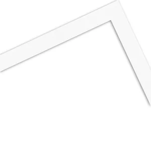 Holz-Bilderrahmen Koudou 15x20 cm | weiß, gemasert | Normalglas (2 mm)