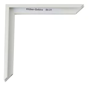 Alu-Bilderrahmen Carlos 20x30 cm | Gedecktes Weiß matt | Normalglas (2 mm)