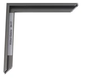 Alu-Bilderrahmen Carlos 20x30 cm | Grauzinn matt, Rücken gebürstet | Normalglas (2 mm)