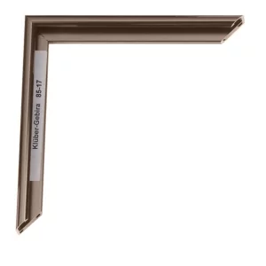 Alu-Bilderrahmen Miguel Maßanfertigung Grauzinn, Rücken gebürstet | Normalglas (2 mm)