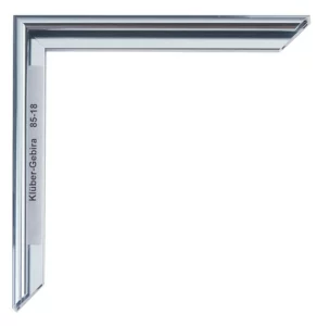 Alu-Bilderrahmen Miguel 29,7x42 cm (A3) | Blauzinn glänzend, Rücken gebürstet | Normalglas (2 mm)