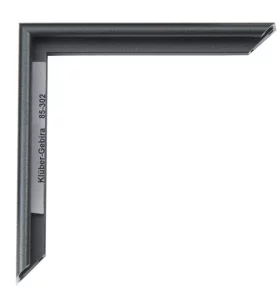 Alu-Bilderrahmen Miguel 29,7x42 cm (A3) | Florentiner Silber (geätzt) | Normalglas (2 mm)