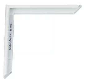 Alu-Bilderrahmen Miguel 29,7x42 cm (A3) | Gletscherweiß | Normalglas (2 mm)