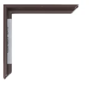 Alu-Bilderrahmen Miguel 29,7x42 cm (A3) | Kakao | Normalglas (2 mm)