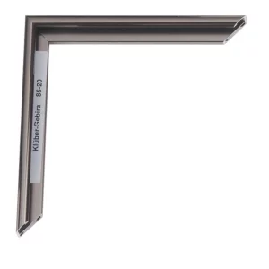 Alu-Bilderrahmen Miguel 29,7x42 cm (A3) | Kontrastgrau glänzend, Rücken gebürstet | Normalglas (2 mm)