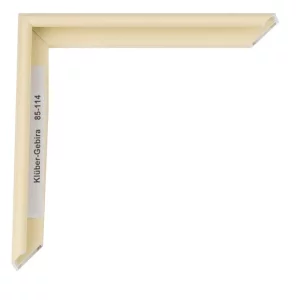 Alu-Bilderrahmen Miguel 29,7x42 cm (A3) | Pastellzitron | Normalglas (2 mm)