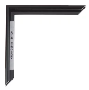 Alu-Bilderrahmen Miguel 29,7x42 cm (A3) | Rabenschwarz | Normalglas (2 mm)