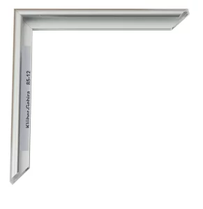 Alu-Bilderrahmen Miguel 29,7x42 cm (A3) | Silber-Seidenmatt, Rücken gebürstet | Normalglas (2 mm)