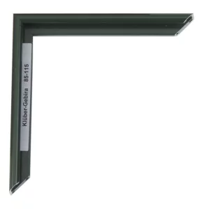 Alu-Bilderrahmen Miguel 29,7x42 cm (A3) | Tannengrün | Normalglas (2 mm)