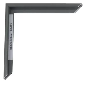 Alu-Bilderrahmen Miguel 29,7x42 cm (A3) | Uniformgrau | Normalglas (2 mm)