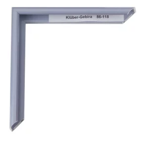 Alu-Bilderrahmen Enzo Maßanfertigung Himmelblau | Normalglas (2 mm)