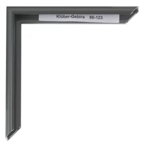 Alu-Bilderrahmen Enzo Maßanfertigung Uniformgrau | Normalglas (2 mm)