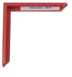 Alu-Bilderrahmen Enzo 59,4x84,1 cm (A1) | Chinesisch rot | Kunstglas (2 mm)
