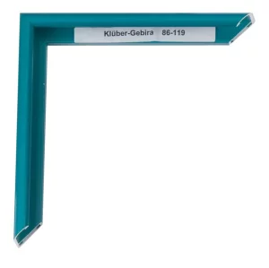 Alu-Bilderrahmen Enzo 59,4x84,1 cm (A1) | Jadegrün | Kunstglas (2 mm)