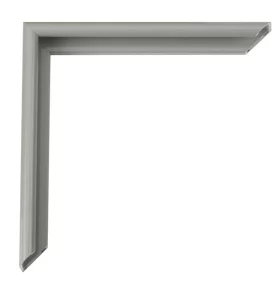 Alu-Bilderrahmen Enzo 20x30 cm | Seehundsgrau | Normalglas (2 mm)
