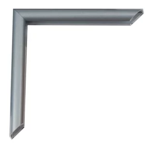 Alu-Bilderrahmen Pedro Maßanfertigung Florentiner Eisblau | Normalglas (2 mm)