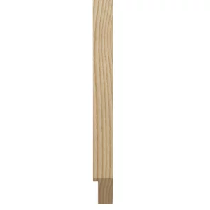 Holz-Bilderrahmen Tarifa nach Maß Rohleiste, Esche | Normalglas (2 mm)
