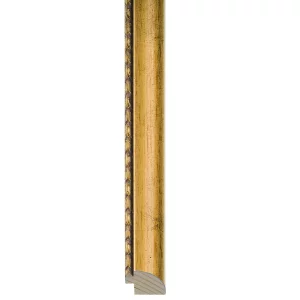 Holz-Bilderrahmen Coslada 21x29,7 cm (A4) | Altgold | Normalglas (2 mm)