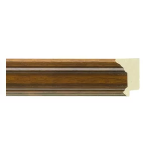 Holz-Bilderrahmen Petra 30x40 | Nussbaum | Normalglas (2 mm)