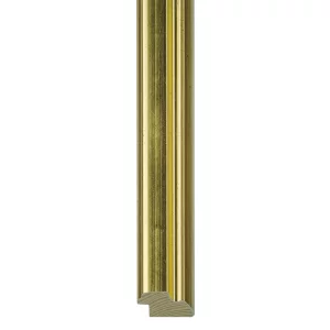 Holz-Bilderrahmen Estepona 84,1x118,9 cm (A0) | Gold-Braun | Kunstglas (2 mm)