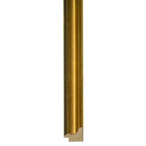 Holz-Bilderrahmen Gibraltar 59,4x84,1 cm (A1) | Gold | Kunstglas (2 mm)