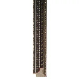Barock-Bilderrahmen Bilbao nach Maß silber | Normalglas (2 mm)