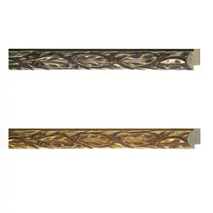 Barock-Bilderrahmen Barakaldo nach Maß Jugendstil gold | Normalglas (2 mm)