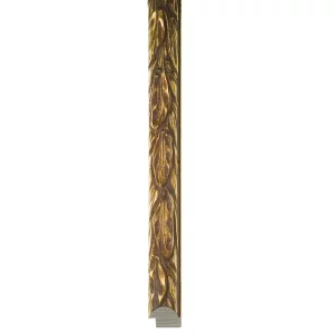 Barock-Bilderrahmen Barakaldo 59,4x84,1 cm (A1) | Gold | Kunstglas (2 mm)