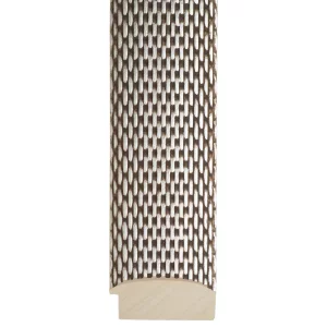 Barock-Bilderrahmen Manacor nach Maß Silber | Normalglas (2 mm)