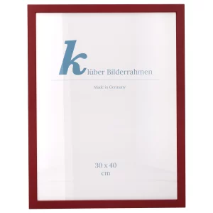 Holz-Bilderrahmen Prisma 40x40 | Bordeaux | Normalglas (2 mm)