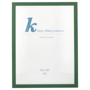Holz-Bilderrahmen Prisma 40x40 | Dunkelgrün | Normalglas (2 mm)