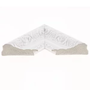 Barockrahmen Eppingen 18x24 cm | Weiß | Normalglas (2 mm)