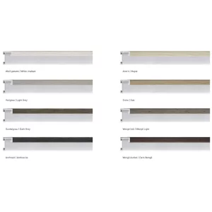 Aluminiumleiste Profil 273 Natura nach Maß Ahorn | Normalglas (2 mm)